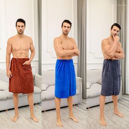 Yoga Outfit 1 PC Microfibre Hommes Wearable Serviette de bain Robe Soft Mircofiber Natation Couverture de plage