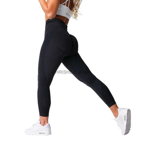 Tenue de yoga 2.0 NVGTN Black Leggings sans couture pour femmes Leggings Samers Gym Butt Soulting Yoga Pantal