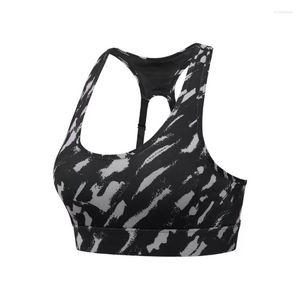 Yoga Outfit 2023 Top Femmes Activewear Sports Soutien-gorge U Cou Cross Back Bralette Fitness Tops courts