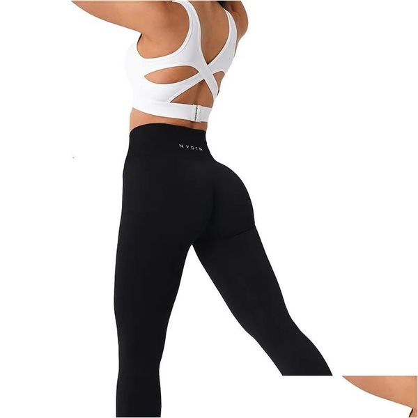 Atuendo de yoga 2023 NEW TRAFITS nvgtn Legging sin costura de ejercicio suave pantalones de fitness gimnasia con cintura alta lycra spandex 230321 dhkzq