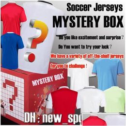 Tenue de yoga 22 23 Box Mystery Box Soccer Jerseys Fans Jouer Player Version Tous les équipes Shorts Pants de football Shirts Men Kits Kits Thai Dr Dht8z