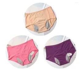 Yoga Outfit 3pcs confortable culotte menstruelle anti-fuite pantalon physiologique femme sous-vêtements période coton slip imperméable plus taille lingerie