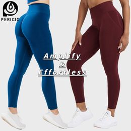 Yoga-outfit Amplify Effortless naadloze legging voor dames Push-up Booty Legging Scrunch Butt Stretch Workout Gympanty Fitness Yogabroek 230720