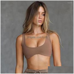 Traje de yoga en forma de arco Beautif Back Entrenamiento Bra Mujeres Fuerza media A prueba de golpes Reunir Chicas Fitness Correr Deporte Ropa interior Drop D DH2WO