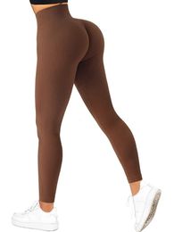 Traje de yoga Chrleisure Sexy Bubble Butt Leggings para Fitness Mujeres Leggins Push Up Legging Sport Femme Cintura alta 231207