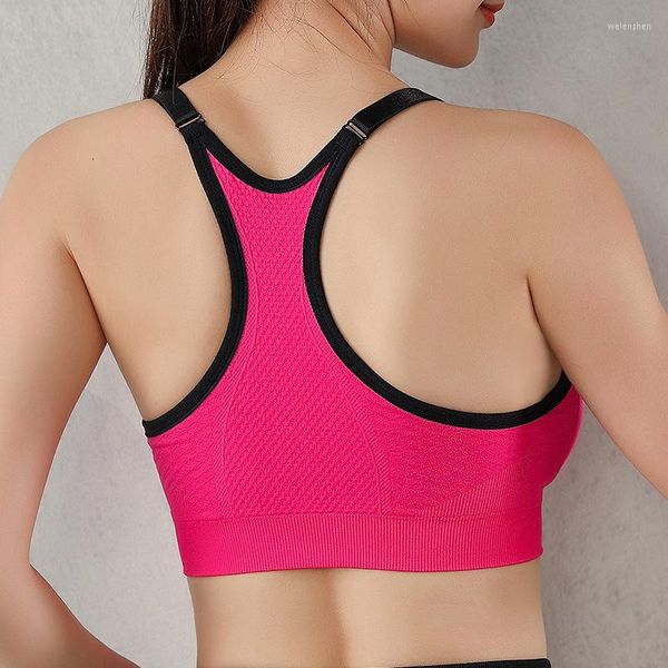 Yoga Outfit Fitness Sports Bra Sans Push Up Seamless Comfort Top Gym Workout Crop Respirant Tube Sportwear