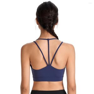 Yoga Outfit Fitness Femme High Impact Push Up Antichoc Sans Fil Nylon Confortable Gym Running Workout Active Wear Sport Bra Tops Plus Size XXL