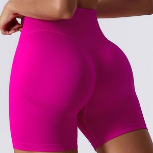 Yoga outfit hoge taille naadloze push-up shorts elastiek ademende kneden billen mode shorts gym running shorts sport shorts dames 230526