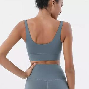 Yoga Outfit Dames Mode Sexy Ultra Confortable Stretch Push Up Séchage Rapide Antichoc Cropped Fitness Entraînement Actif Soutien-Gorge Sportif