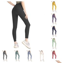 Yoga Outfit Ll 2024 Lu Align Leggings Donna Pantaloncini Pantaloni corti Abiti Lady Sport Donna Esercizio Fitness Wear Ragazze che corrono Pantaloni da allenamento in palestra 354