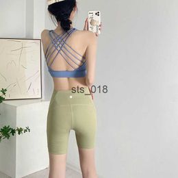 Yoga-outfit LL Yoga Shorts Suite Pak Dames Sport High Taille 4-Point Pants Running Fitness Gym Underwear Training Short Leggings T230228