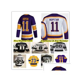 Traje de yoga Los Ángeles Hockey Jersey Anze Kopitar Kevin Fiala Adrian Kempe Viktor Arvidsson Blake Lizotte Drew Doughty Sean Durzi P Dhnag