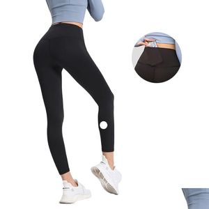 Yoga Outfit Luu Align Leggings Femmes Pantalons Shorts Tenues Courtes Lady Sports Dames Exercice Fitness Porter Filles Courir Gym Slim Fit Otfzo