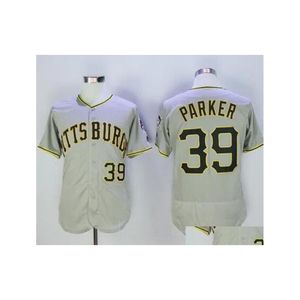 Yoga Outfit Mens Trainers 45 Cole 6 Marte 8 Stargell 39 Parker Baseball Jerseys Hommes Fan Shop Boutique en ligne à vendre Vêtements Drop Del Otqga