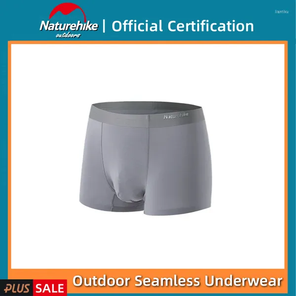 Traje de yoga Naturehike Silver Ion Antibacterial Calzoncillos tipo bóxer para hombres Al aire libre Portátil Camping Deportes Fitness Sensación de hielo Transpirable