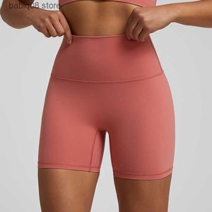 Yoga -outfit geen voor naad hoge taille fietsers shorts sport dames fitness spandex leggings booty boty botery soft gym workout yoga shorts 5 inch t230421