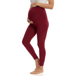 Yoga Outfit NWT zwangerschapsbroek 27" hoge taille stretch volledige lengte legging 4-way stretch met super kwaliteit strak 230920