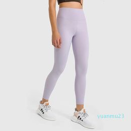 Yoga -outfit NWT Women Yoga High Rise Pants Sport Rettery Fitness Pants Tummy Control Gym Sport Legging Inseam