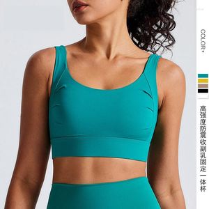 Yoga Outfit QieLe Plus Taille Sport Soutien-gorge Femmes High Impact Collants Collants d'entraînement Coupe fixe Soutien-gorge de sport