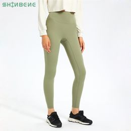 Yoga -outfit Shinbene 25 "Classic 30 Buttery Soft Bare Workout Gym Pants Women High Taille Fitness Panty Sport Leggings Size212 230130