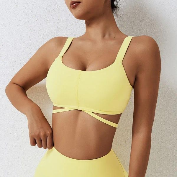 Yoga Outfit Sportswear Femme Vêtements de sport Sport Soutien-gorge Crop Top Brassiere Fitness Soutien-gorge respirant