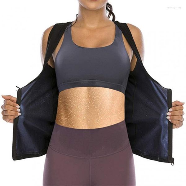 Tenue de yoga survêtement femmes brûlant les graisses abdomen Fitness transpiration gilet course vêtements de sport corps façonnage soutiens-gorge de sport