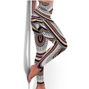 Tenue de Yoga femmes imprimer taille haute Leggings pantalon respirant BuLift sport pantalons de survêtement Capri pantalon serré Fitness Gym vêtements de sport
