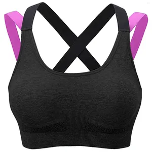 Tenue de yoga Soutien-gorge de sport de beauté pour femmes Séchage rapide Élastique doux pour la peau pour l'été en plein air