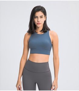 Yoga outfit dames kleding gym fitness sport bh crop top outdoor jogging workout dames tube ondergoed sportkleding groothandel