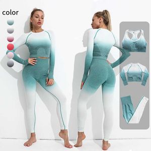 Tenues de yoga 2022 Ensemble de yoga sans couture Vêtements d'entraînement pour femme Vêtements de sport Costume de fitness Cravate DYE Tenue de sport Femmes Vêtements de sport Vêtements de sport AA230509