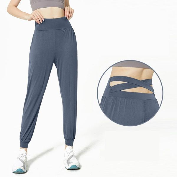 Trajes de yoga 2023 Naked-feel Mujeres Pantalones de chándal Entrenamiento Deporte Joggers Correr Fitness Pantalones Jogging suave