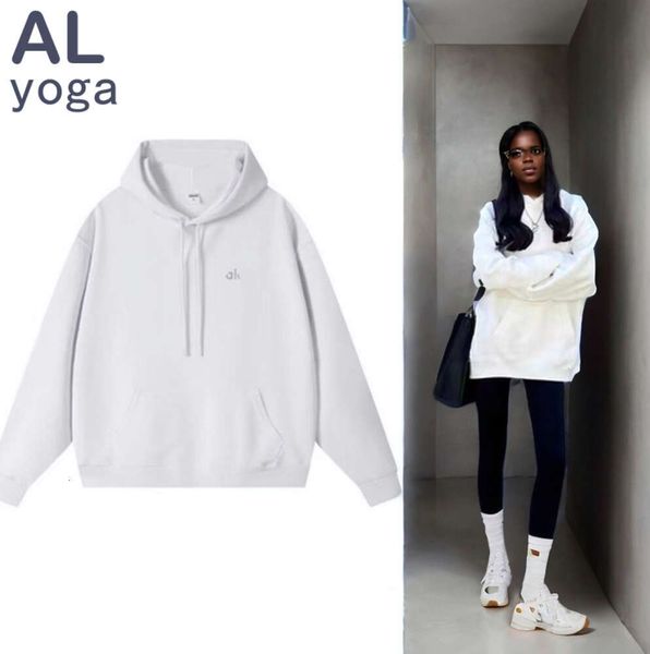 Tenues de yoga AL Yoga Veste Nouveau Automne Sports d'hiver Sweat à capuche Haut de gamme Luxe Hommes et Femmes Running Fitness Sweat-shirt Lâche Casual Thermal Top