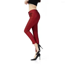 Tenues de yoga Automne Femmes Solide Classique Casual Stretch Pantalon de grande taille Serré Taille haute Slim Pantalon élastique Leggings Confortable # P25