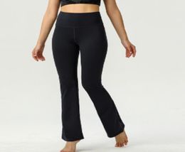 Tenues de yoga Pantalons évasés Leggings Sport Femmes Fitness Nylon extensible Aligner taille haute Entraînement serré Gym Running Sportwear3017407