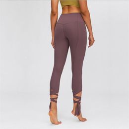 Yoga-outfits Hoge taille Naked-Feel workout Sport Panty Bandage Leggings Women Buttery-Soft Squat Proof Pants Fitness Gym