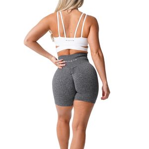 Yoga -outfits nvgtn scrunch naadloze shorts spandex vrouw fitness elastic ademende hiplifting vrijetijdsporten running 230322