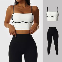 Yoga-outfits Set 2-delig gympak voor fitness sport sportbeha legging trainingspak trainingskleding 221121