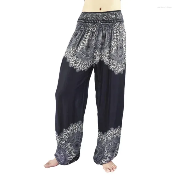 Yoga tenues thaï pantalons lanterne porte le coton féminin en coton haut-jumestre met en évidence le corps