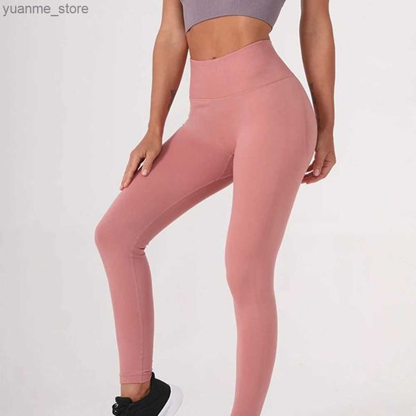 Yoga Tenues Top Sale Scrunch Scrunch Butt Leggings Butt Lift Tamim Control Collons Pantalons LEGGINGS SPORTS ÉLASTIQUES ÉLASTIQUES HEU