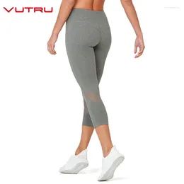 Yoga -outfits vutru dames leggings sportbroek vrouwen fitness gaas rekbare naadloze panty's sportkleding voor sportschoolkleding joga broek