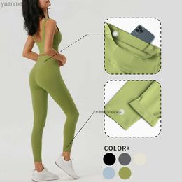 Yoga -outfits Wisruning High Taille Leggings for Fitness Sports Panty Push Up Woman Yoga Pants Sportswear voor Gym Outfit Train Training Kleding Y240410