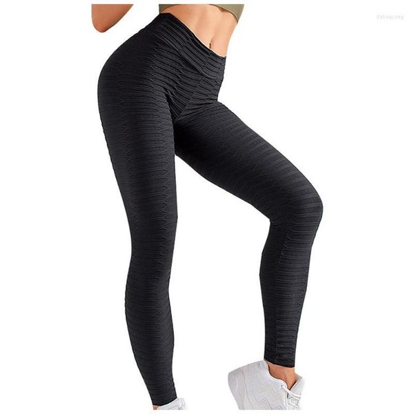 Tenues de yoga Femmes Pantalons de survêtement respirants Pantalons de fitness à séchage rapide Pantalons extensibles Taille élastique Skinny 2022