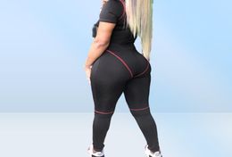 Yoga-outfits Dames Gymsets Siamese eendelige set Kleding Jumpsuits Hoge taille Broek Fitness Hardlooplegging Sportwear3054040