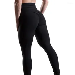 Tenues de yoga Femmes Leggings Haute Qualité Taille Push Up Élastique Casual Entraînement Fitness Pantalons Sexy Bodybuilding Jogging Bla