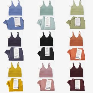 Yoga-Outfits, Yoga-Kleidung und Sport-Set für Frauen mit hoher Taille, U-Rücken, bauchfreie Vorderseite, 2-teiliges Set, Fitnessstudio, Leichtathletik-Bekleidung, Fitness-Übungsset 231216