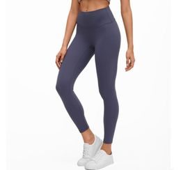 Pantalon de yoga pour femmes taille haute tenues de yoga dames sport leggings classiques avec une poche intégrée pantalon exercice fitness porter fille8151523