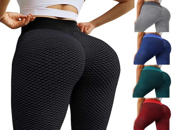 Pantalons de yoga pour femmes pêche hanche Fitness taille haute collants de sport Leggings de levage crayon spectacle DL1K4034756