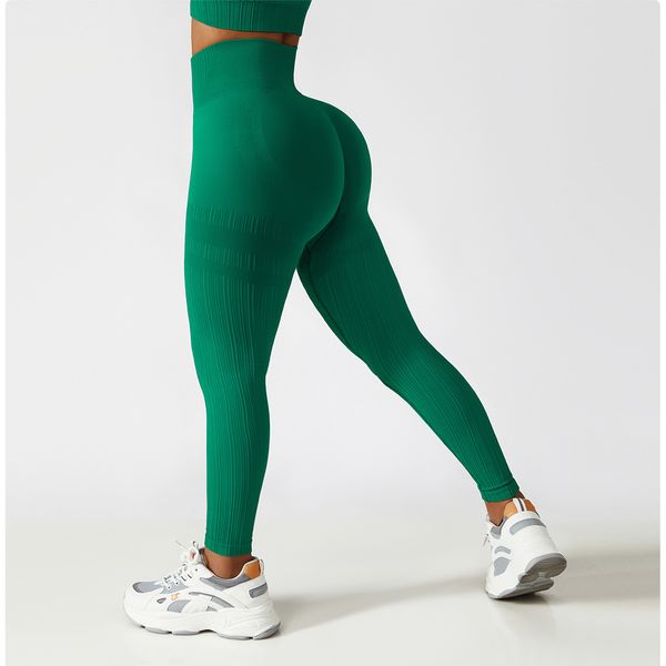 Pantalones de yoga de cintura alta para adelgazar, color melocotón, pantalones para levantar la cadera, mallas deportivas, mallas para correr, pantalones de fitness para mujer, verde, negro, fucsia, blanco