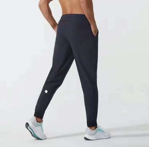 Yoga pants LL Pantalon de jogging long pour hommes, tenue de Sport, de Yoga, séchage rapide, avec cordon de serrage, poches de gymnastique, pantalon de survêtement, décontracté, taille élastique, fitness 2024