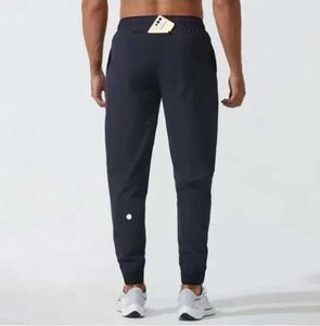 Pantalon de yoga LL Hommes Jogger Longue Tenue De Sport Séchage Rapide Cordon Poches De Gymnastique Pantalon De Survêtement Pantalon Décontracté Taille Élastique fitness lu mode tout match